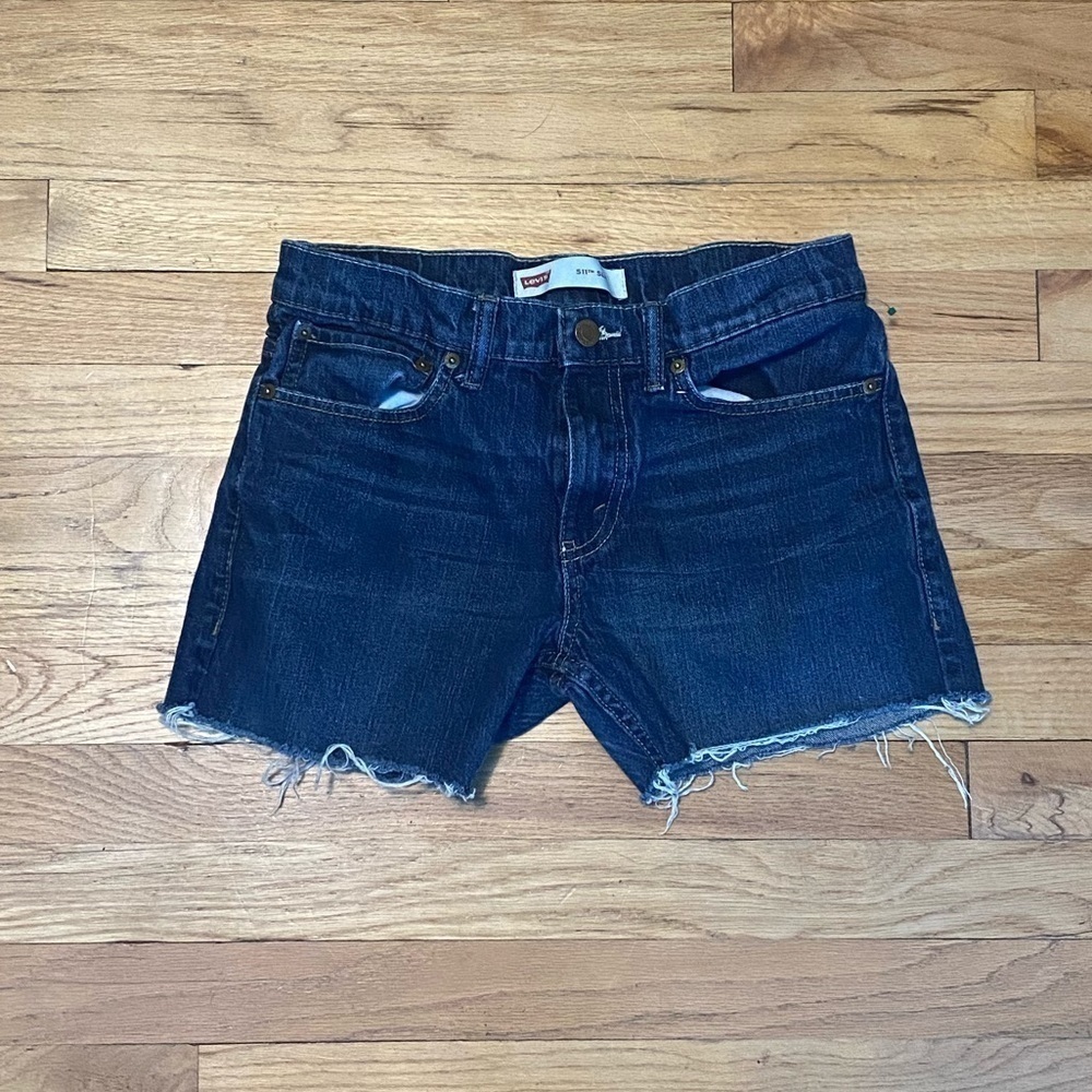Levi’s Ripped Jean Shorts